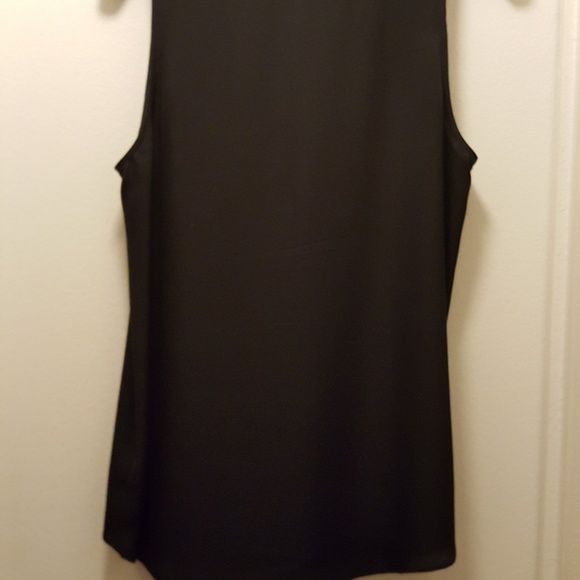 THEORY 100% silk black v-neck tank top – S - Picture 5 of 6